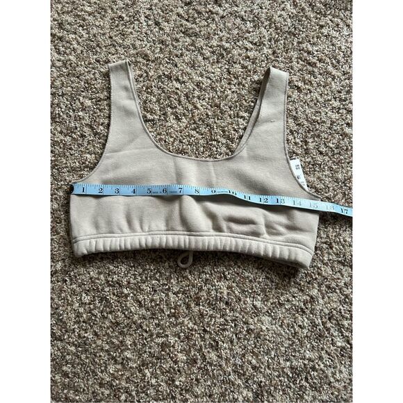 NWT Skims Cotton Fleece Bra Size M 70% Cotton 30% Polyester - Picture 5 of 6